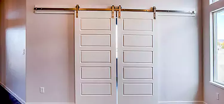 Glass Barn Door with Installation Hardware Kit Ocoee